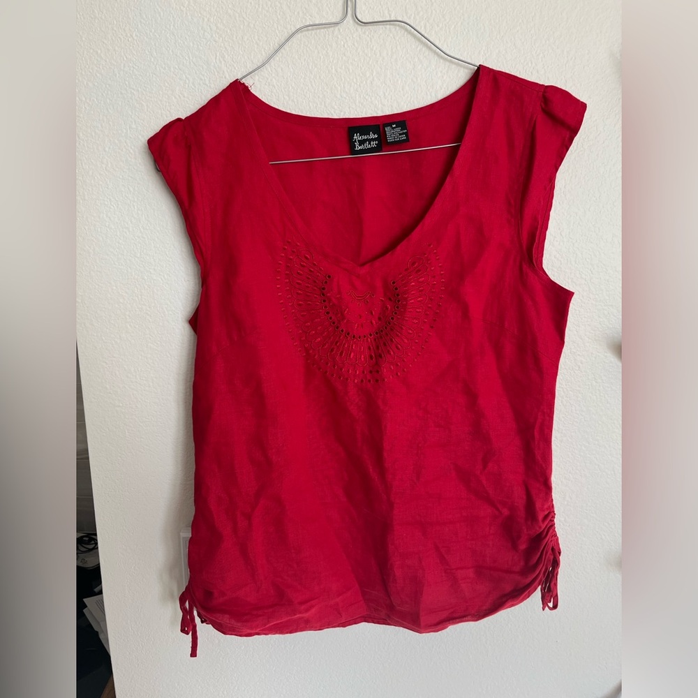 Alexandra Bartlett linen blouse